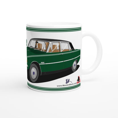 Rover P6 S2 2200 SC in Dark Green Art Mug