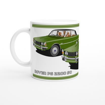 Rover P6 S2 2200 SC in Green Art Mug