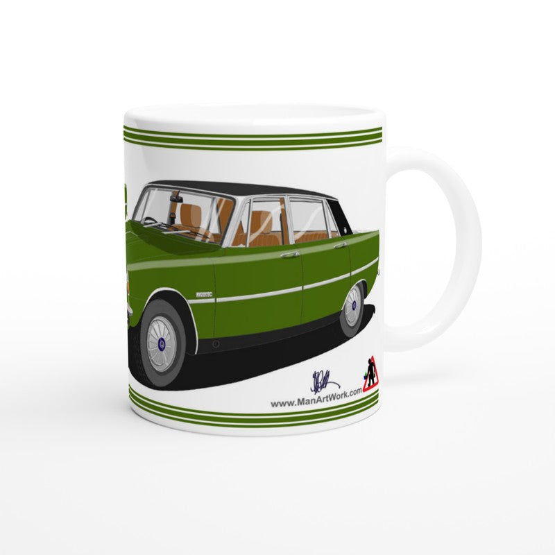 Rover P6 S2 2200 SC in Green Art Mug