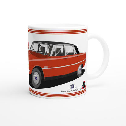 Rover P6 S2 2200 SC in Orange Art Mug