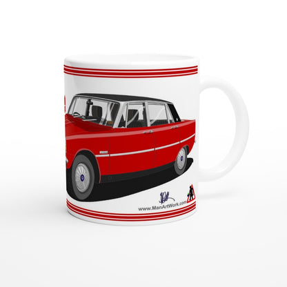 Rover P6 S2 2200 SC in Red Art Mug