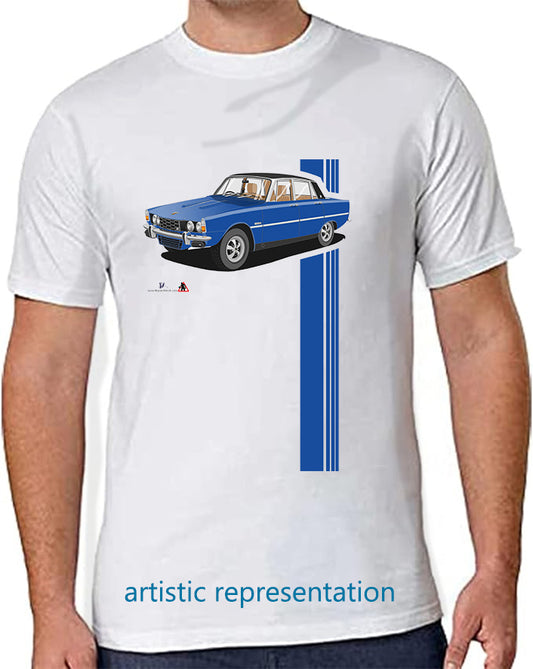 Rover P6 S2 3500 V8 in Blue T Shirt