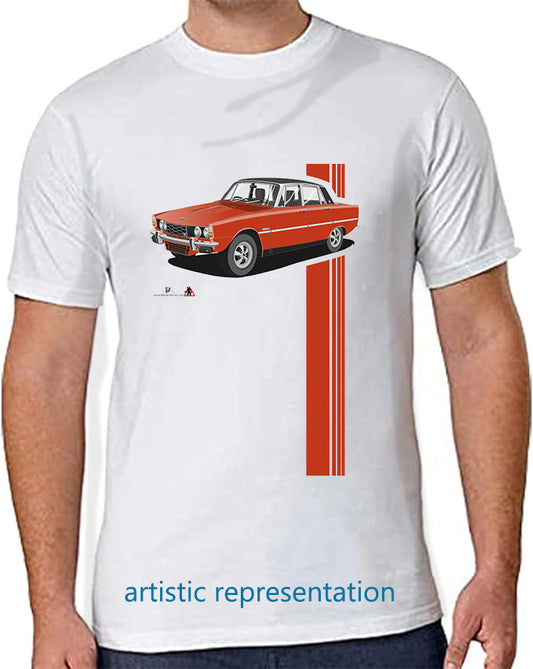 Rover P6 S2 3500 V8 in  Orange T Shirt