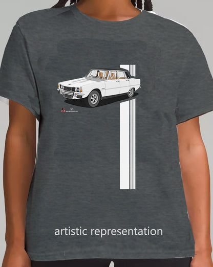 Rover P6 S2 3500 V8 in  White T Shirt