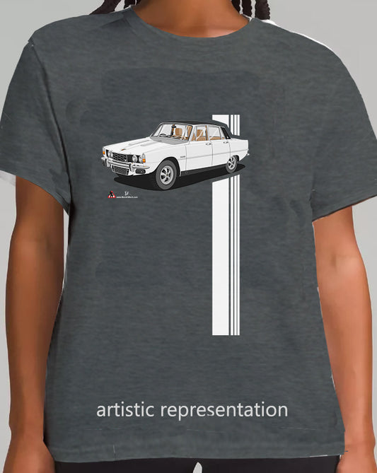 Rover P6 S2 3500 V8 in  White T Shirt