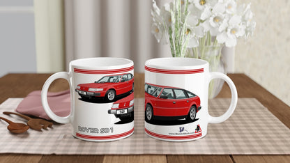 Rover SD1 Series 1 in Red Art Mug