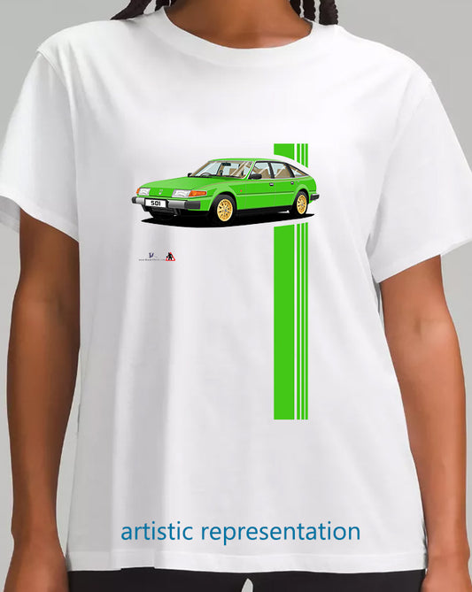 Rover SD1 Series 1 V8S in Green T Shirt