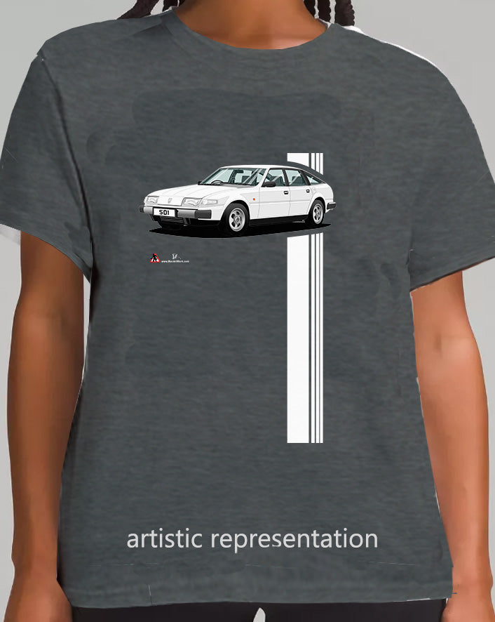 Rover SD1 Series 1 V8S in White T Shirt