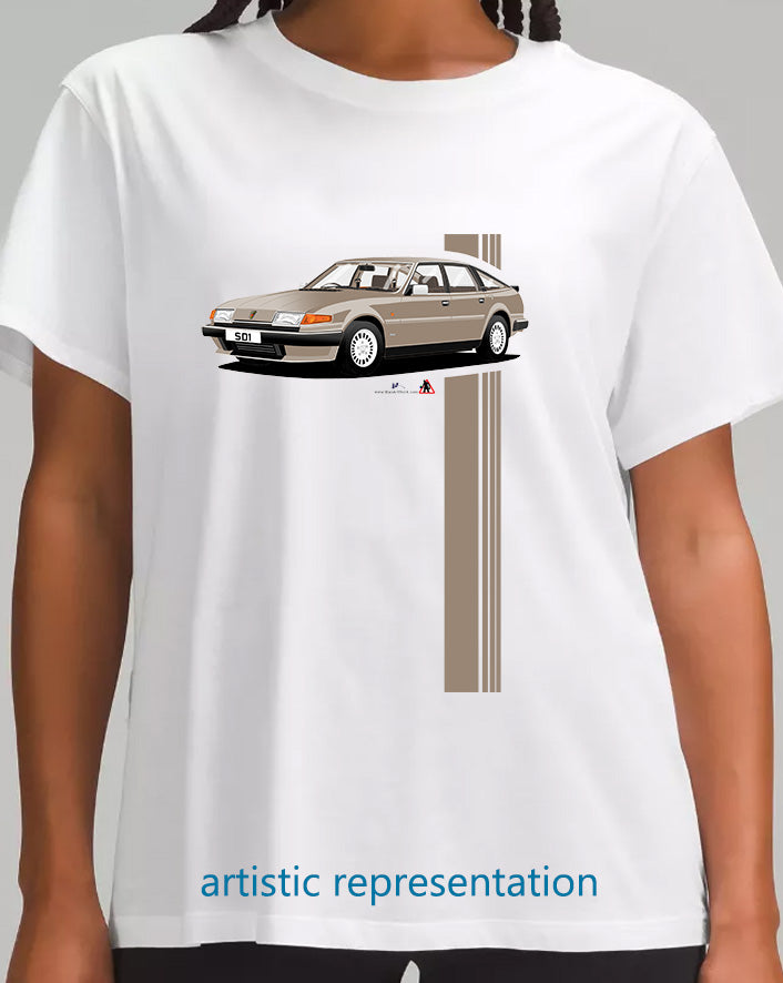 Rover SD1 Series 2 in Beige T Shirt