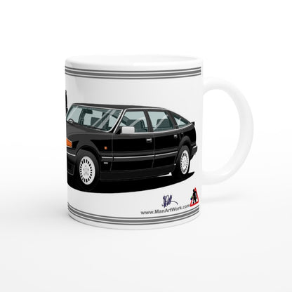 Rover SD1 Series 2 in Black Art Mug