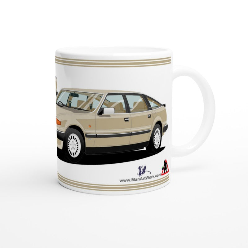 Rover SD1 Series 2 in Gold Art Mug