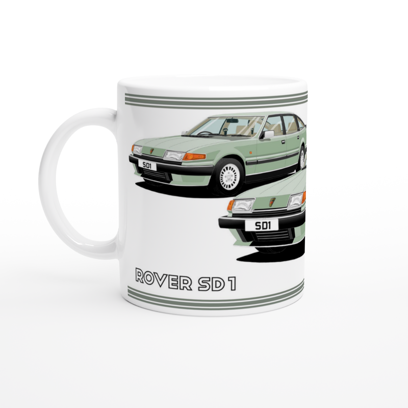 Rover SD1 Series 2 in Green Art Mug