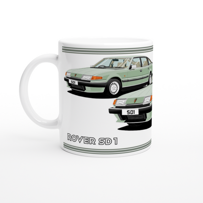 Rover SD1 Series 2 in Green Art Mug