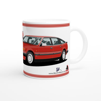 Rover SD1 Series 2 in Red Art Mug