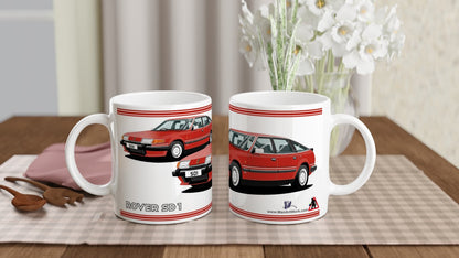 Rover SD1 Series 2 in Red Art Mug