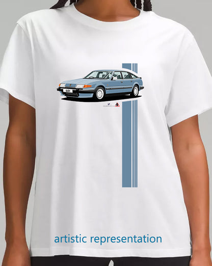 Rover SD1 Series 2 Vanden Plas in Blue T Shirt