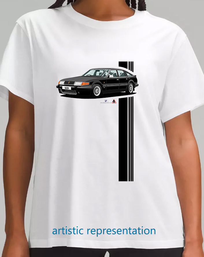 Rover SD1 Series 2 Vitesse in Black T Shirt