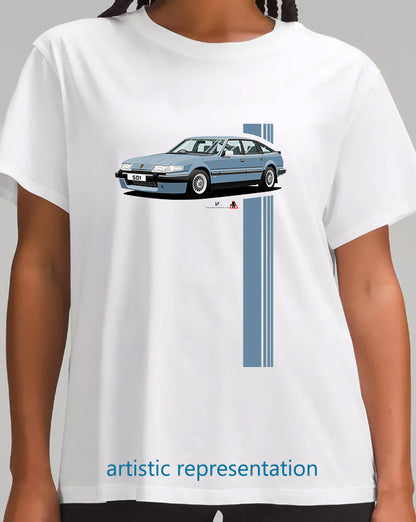 Rover SD1 Series 2 Vitesse in Blue T Shirt