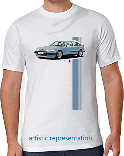 Rover SD1 Series 2 Vitesse in Blue T Shirt