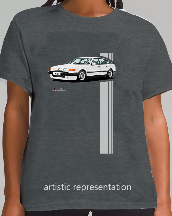 Rover SD1 Series 2 Vitesse in Silver T Shirt