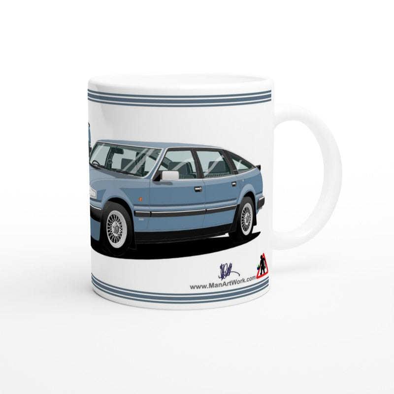 Rover SD1 Series 2 Vitesse in Blue Art Mug