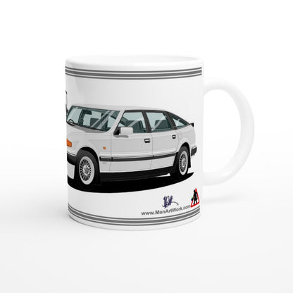 Rover SD1 Series 2 Vitesse in Silver Art Mug