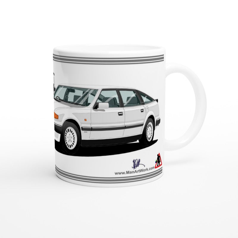 Rover SD1 Series 2 in White Art Mug