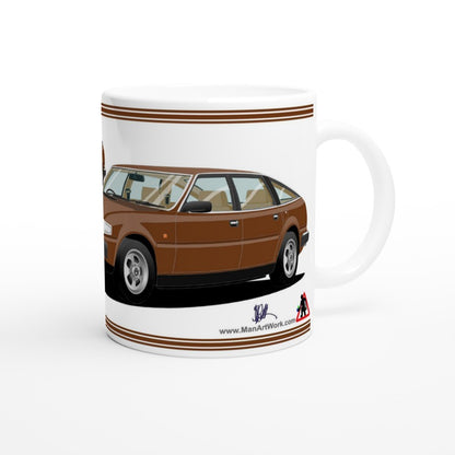 Rover SD1 Series 1 in Brown Art Mug