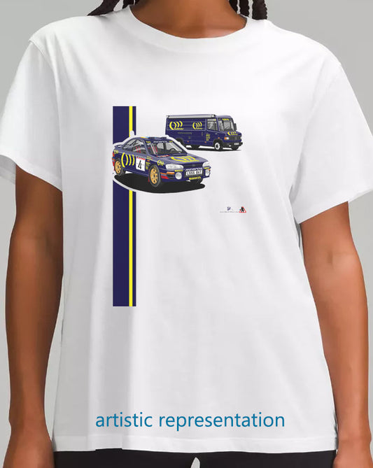 Subaru Impreza 555  Rally T Shirt