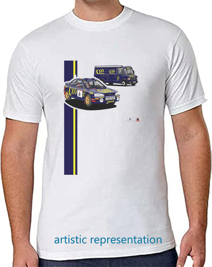 Subaru Impreza 555  Rally T Shirt