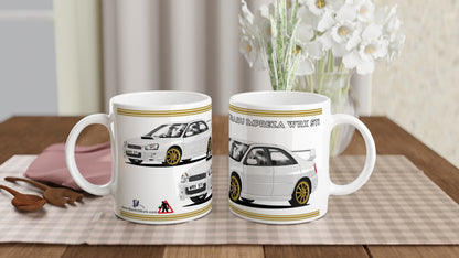 Subaru Impreza in Silver Art Mug