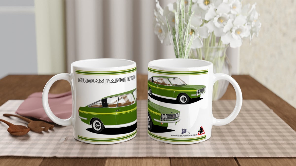 Sunbeam Rapier H120 in Green Art Mug