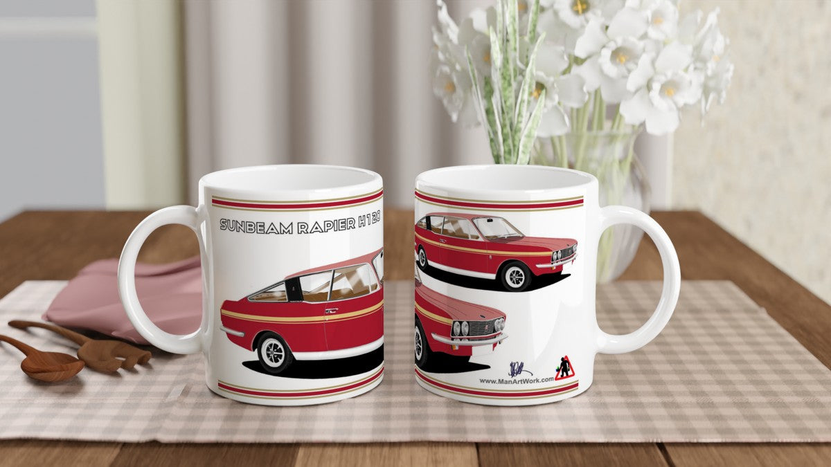 Sunbeam Rapier H120 in Red Art Mug