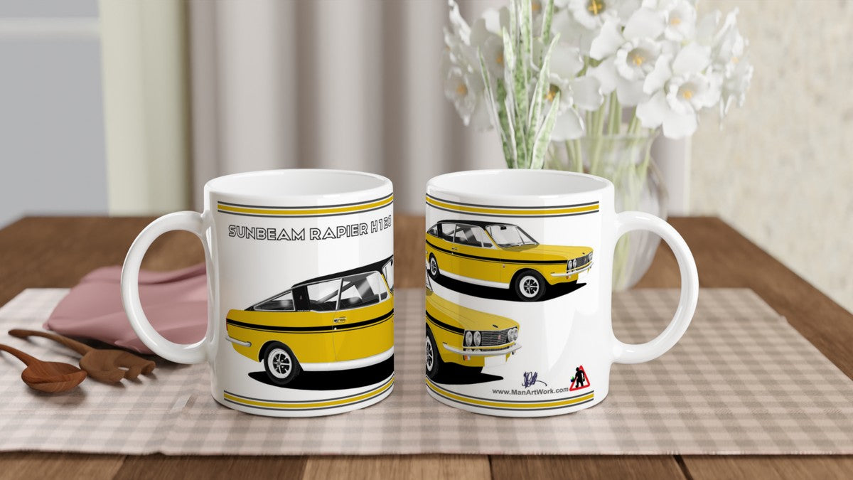 Sunbeam Rapier H120 in Gold Art Mug