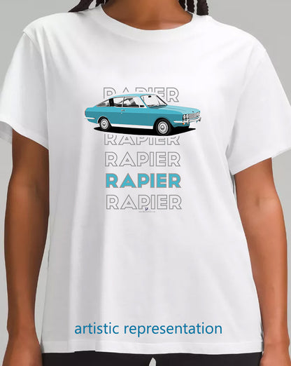 Sunbeam Rapier in Light-Blue Art T Shirt
