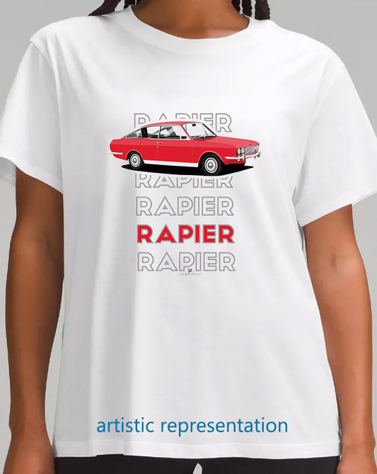 Sunbeam Rapier in Red & Black Art T Shirt