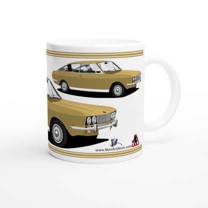 Sunbeam Rapier in Gold Art Mug
