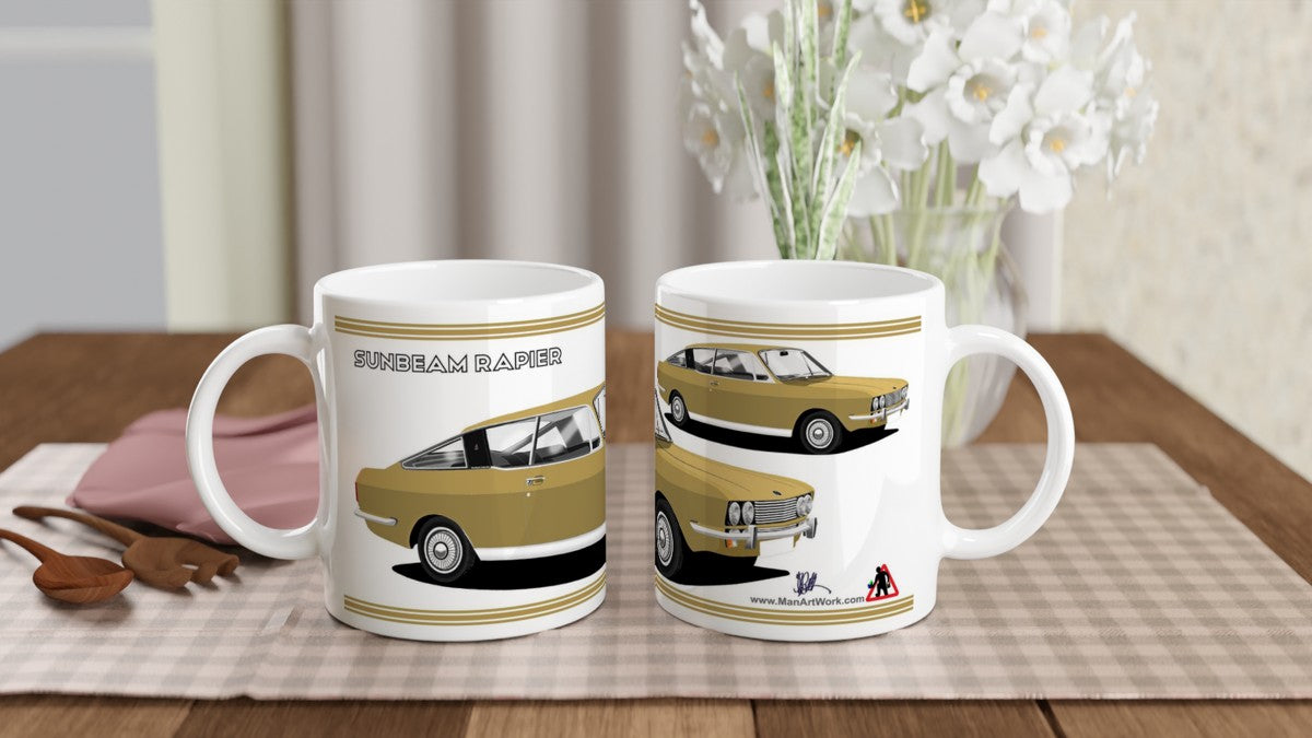 Sunbeam Rapier in Gold Art Mug