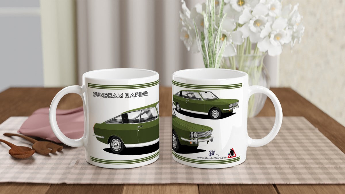 Sunbeam Rapier in Green Art Mug