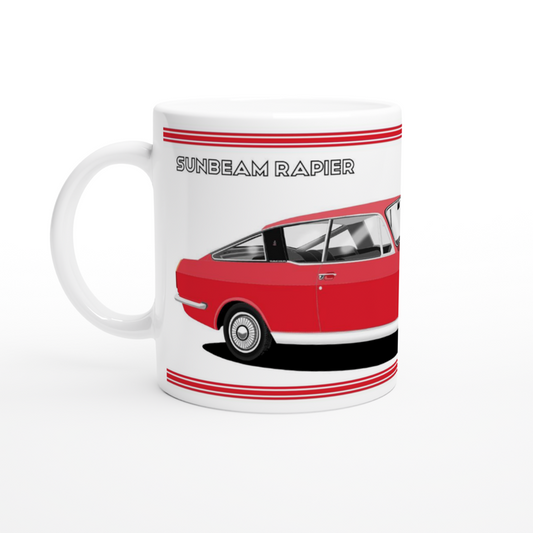 Sunbeam Rapier in Red-&-Black Art Mug