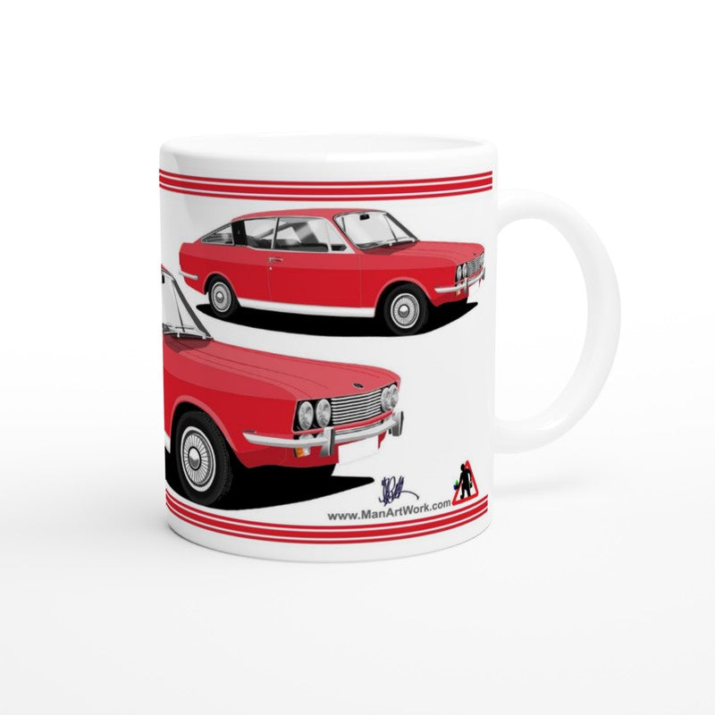 Sunbeam Rapier in Red-&-Black Art Mug