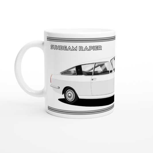 Sunbeam Rapier in White Art Mug
