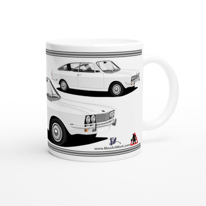 Sunbeam Rapier in White Art Mug