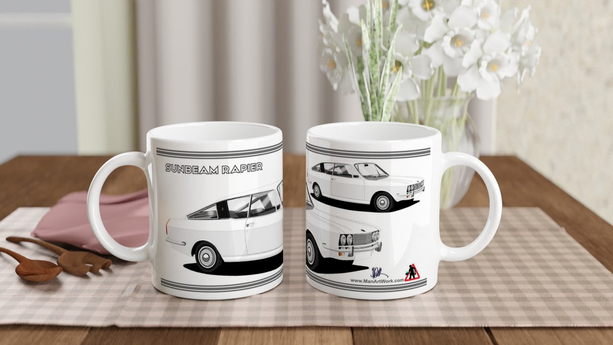 Sunbeam Rapier in White Art Mug