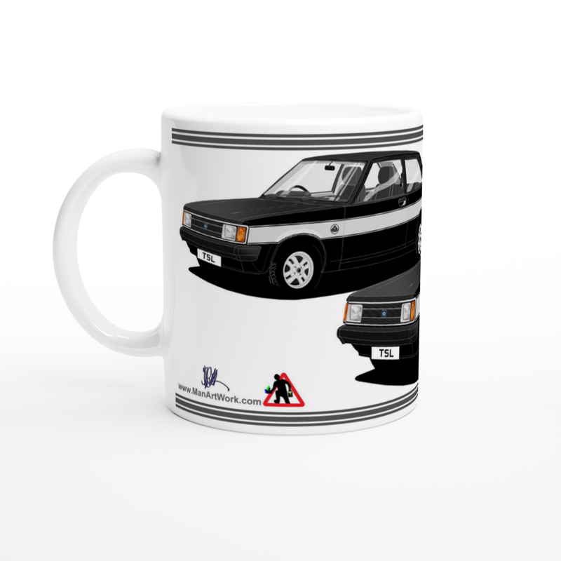 Talbot Sunbeam Lotus Mk1 in Black & Silver Art Mug