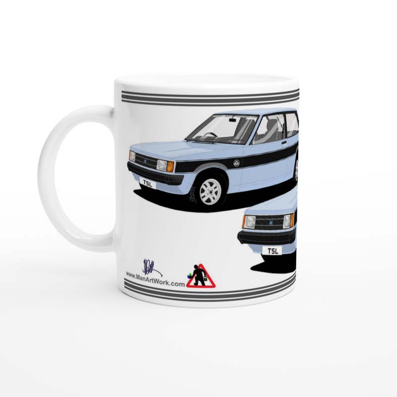 Talbot Sunbeam Lotus Mk1 in Blue & Black Art Mug