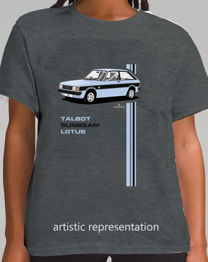 Talbot Sunbeam Lotus Mk1 in Blue & Black T Shirt