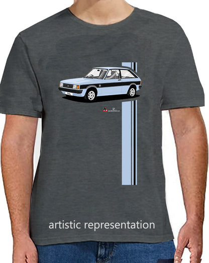 Talbot Sunbeam Lotus Mk1 in Blue & Black T Shirt