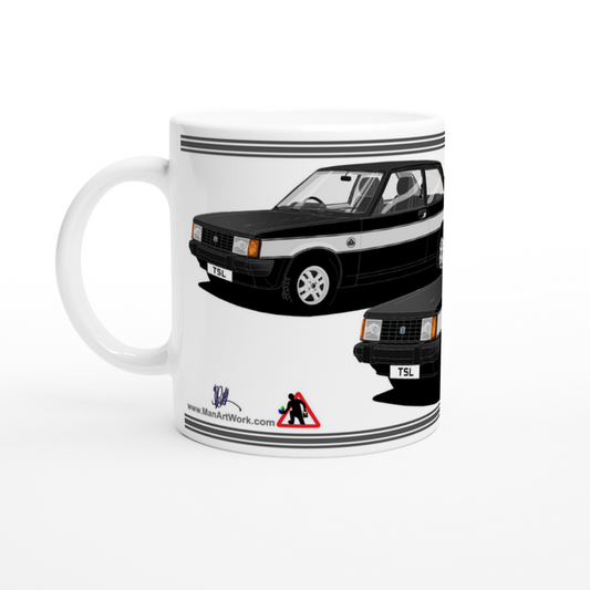 Talbot Sunbeam Lotus Mk2 in Black & Silver Art Mug