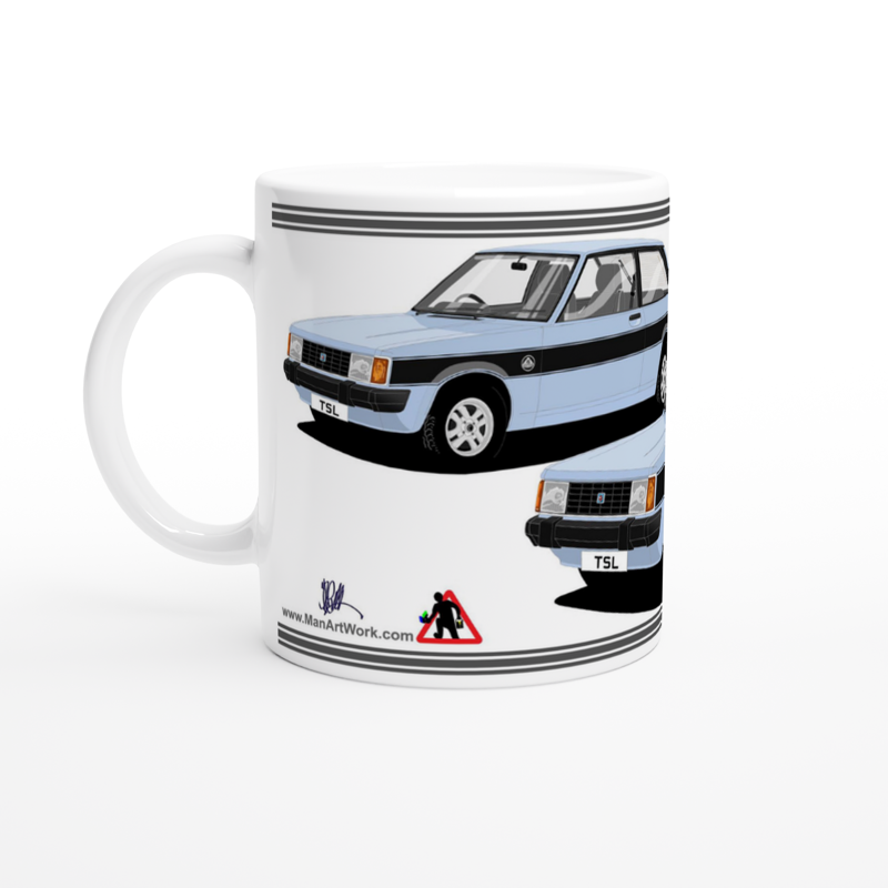 Talbot Sunbeam Lotus Mk2 in Blue & Black Art Mug